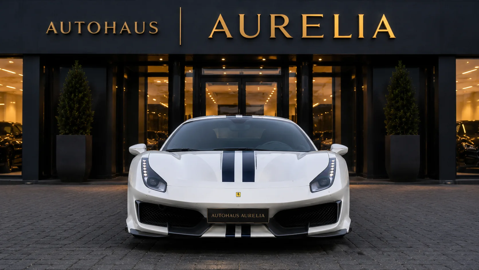 Ferrari 488 Pista in Bianco Italia