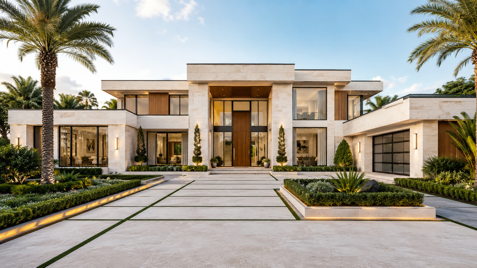 Frontansicht der Villa Aurelia