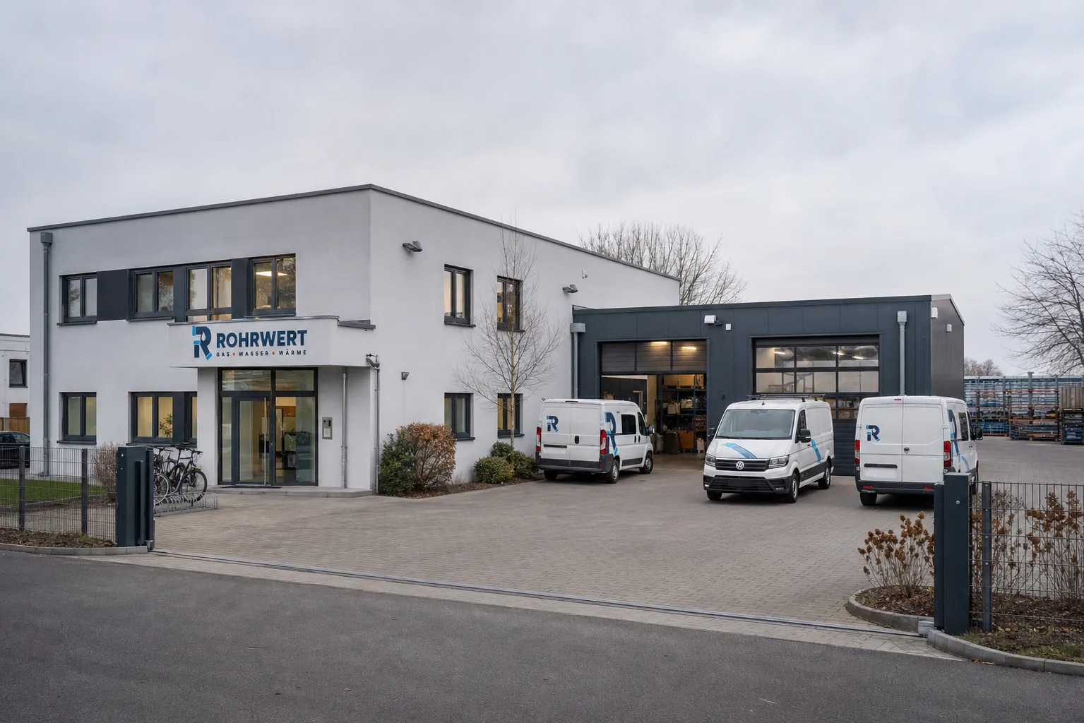 Das Firmengebäude der Rohrwert GmbH