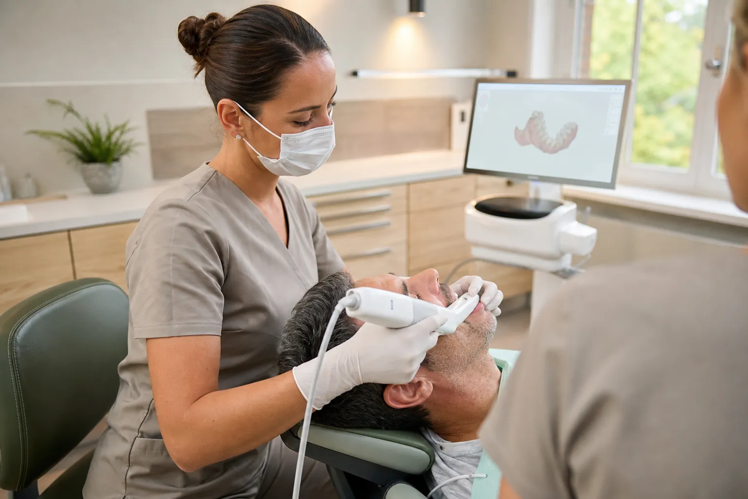 Digitaler Intraoralscan zur Implantatplanung